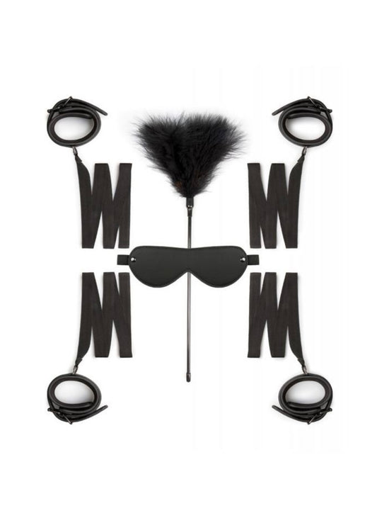 Easy Toys Beginners 6 Piece Beginners Bondage Set - Black