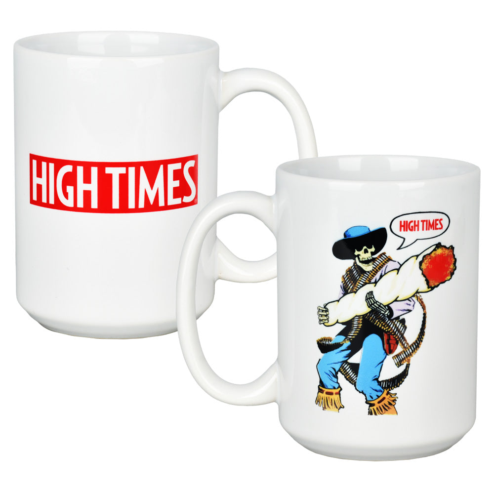 High Times Ceramic Mug - 15oz / Cowboy - Smoke N’ Poke