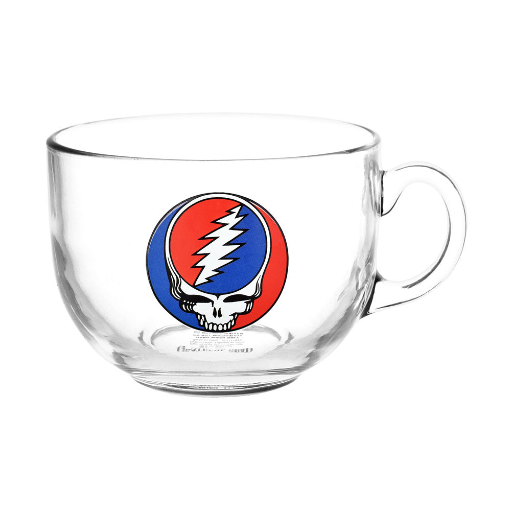 Grateful Dead Glass Soup Mug | 22oz - Smoke N’ Poke