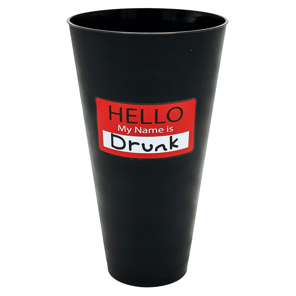 Hello My Name Is Drunk Jumbo Cup - 42oz - Smoke N’ Poke