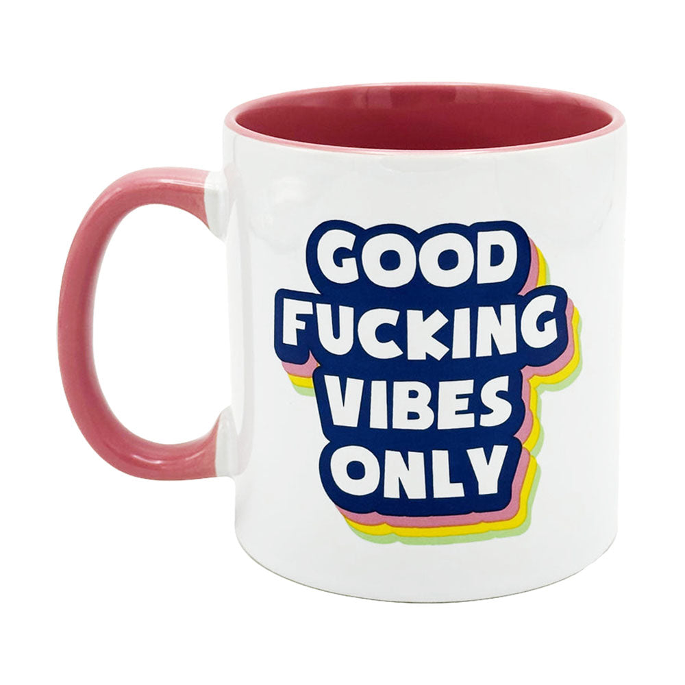 Good Fucking Vibes Giant Mug - 22oz - Smoke N’ Poke