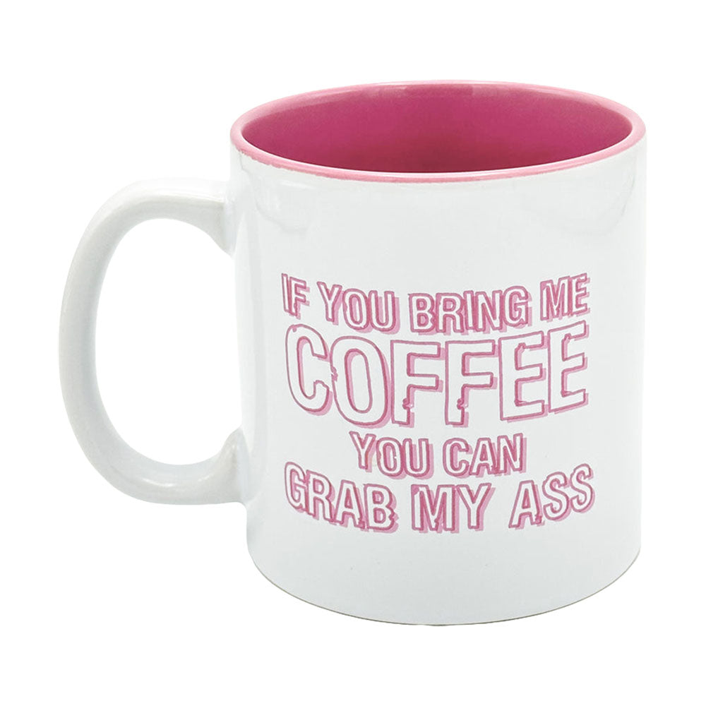 Taza gigante Si me traes café - 22 oz