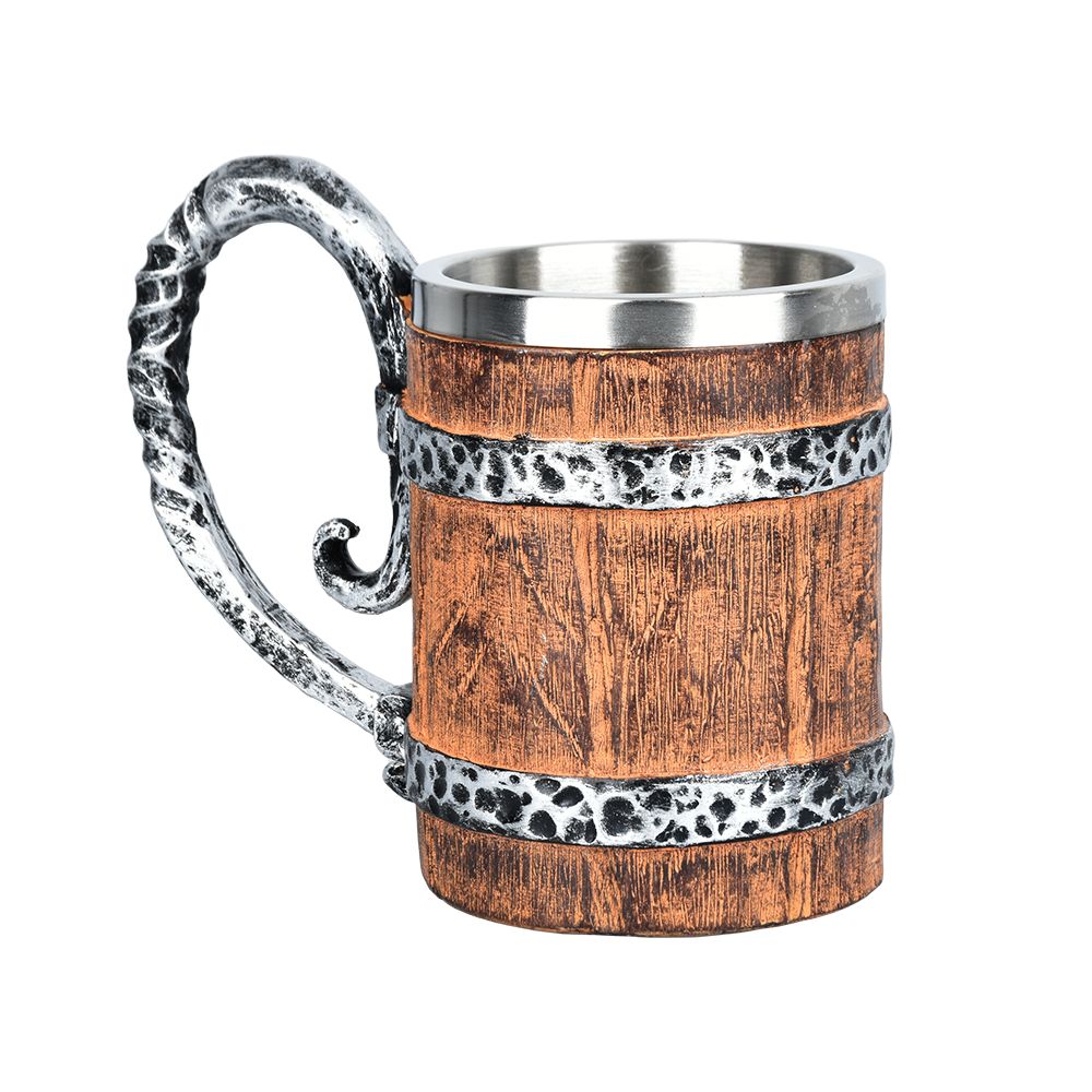 Barrel Mug With Handle - 18oz