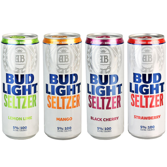 Hard Seltzer Diversion Stash Safe - 12oz/Bud Light/Styles Vary - Smoke N’ Poke