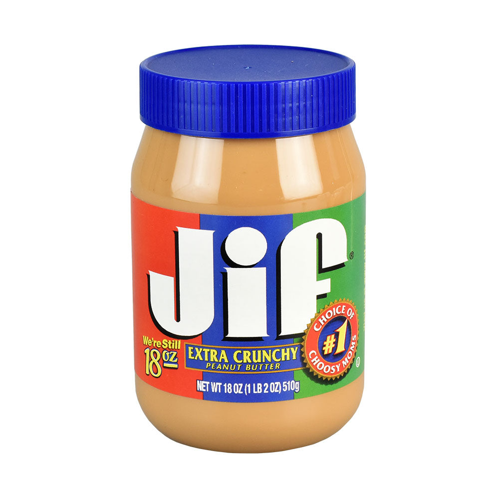 Jiffy Peanut Butter Diversion Stash Safe - 18oz Jar - Smoke N’ Poke