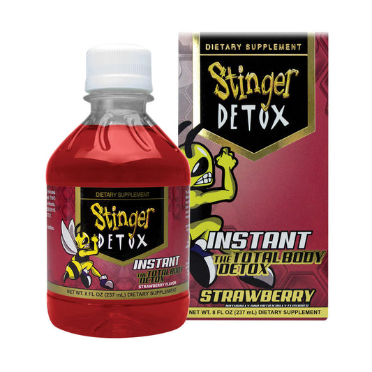 Stinger Instant Total Body Detox - Strawberry / 8oz - Smoke N’ Poke