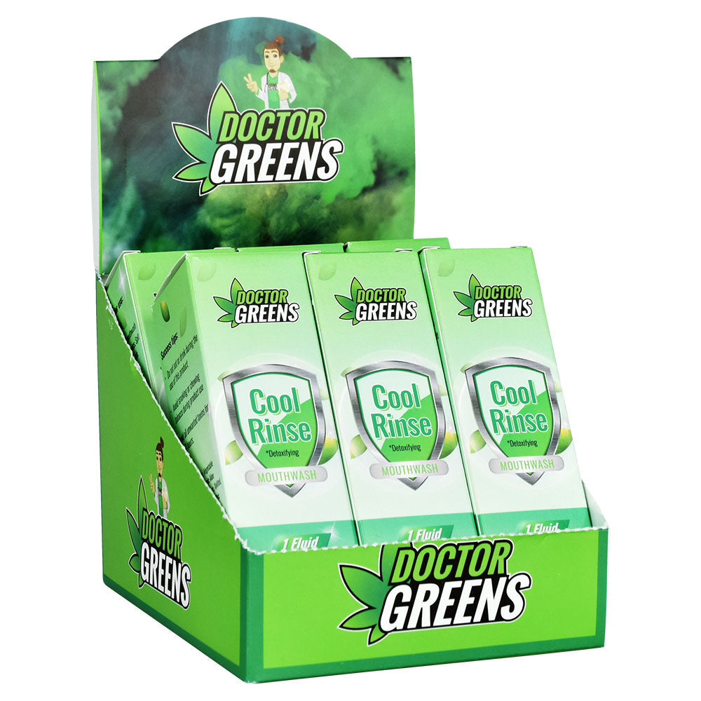 Dr. Greens Cool Rinse Mouthwash | 1oz | 6pc Display - Smoke N’ Poke