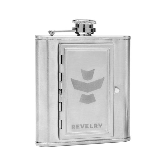 Revelry The Accomplice Flask w/ Built-In Stash Compartment - 5oz - Smoke N’ Poke