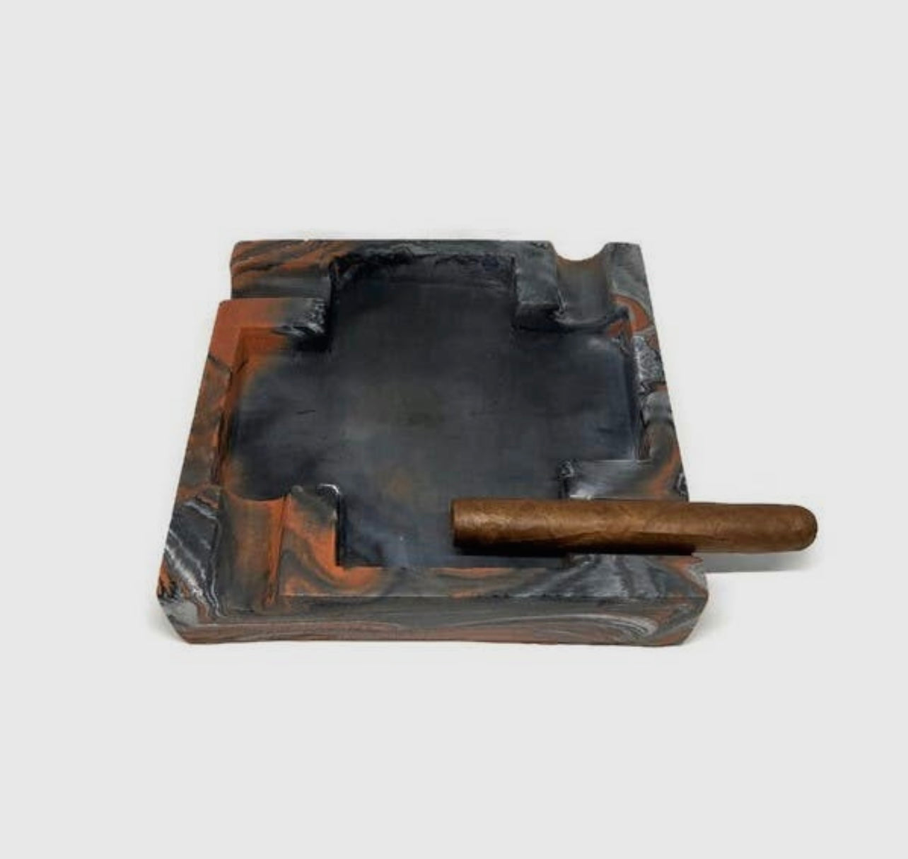 Concrete Large Cigar Ashtray - Smoke N’ Poke