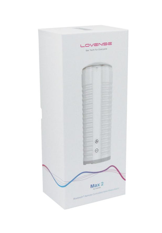 Lovense Max 2 Rechargeable Male
Masturbator w/ White Case - Clear Sleeve