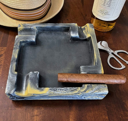 Concrete Large Cigar Ashtray - Smoke N’ Poke