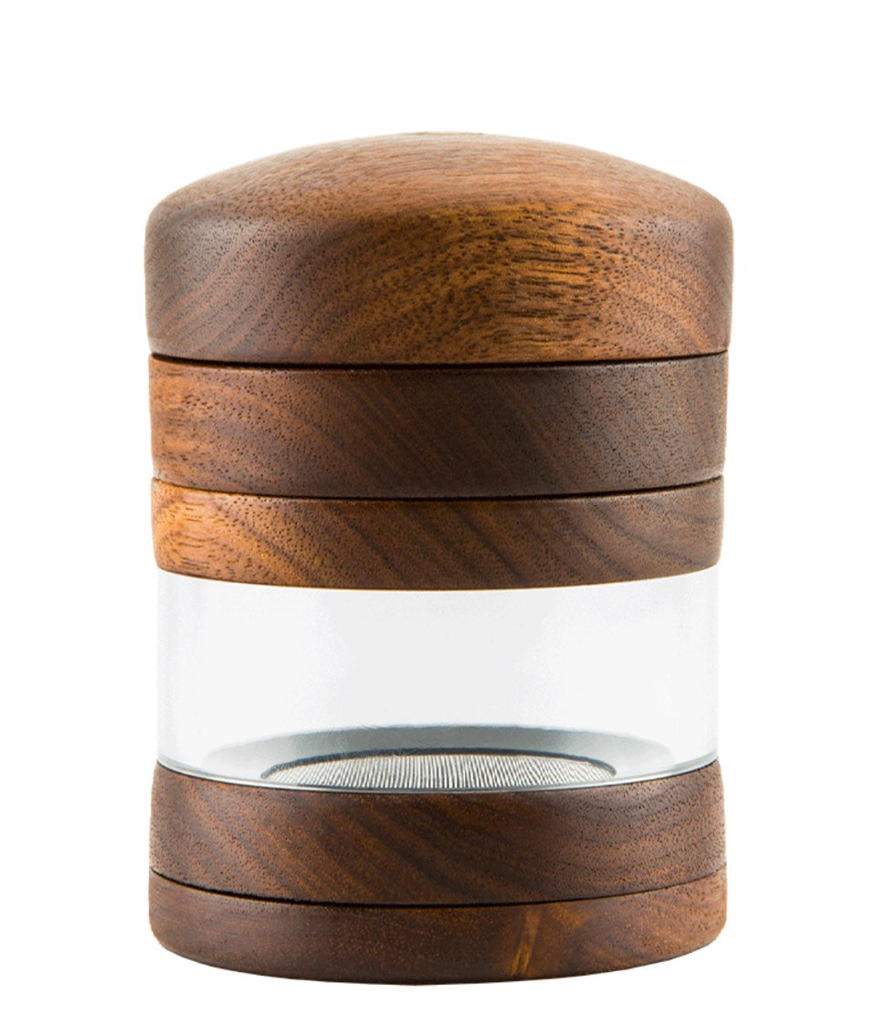 Marley Natural Wood Grinder - Large - Smoke N’ Poke