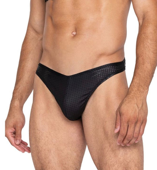 Master Thong w/Contoured Pouch Black XL
