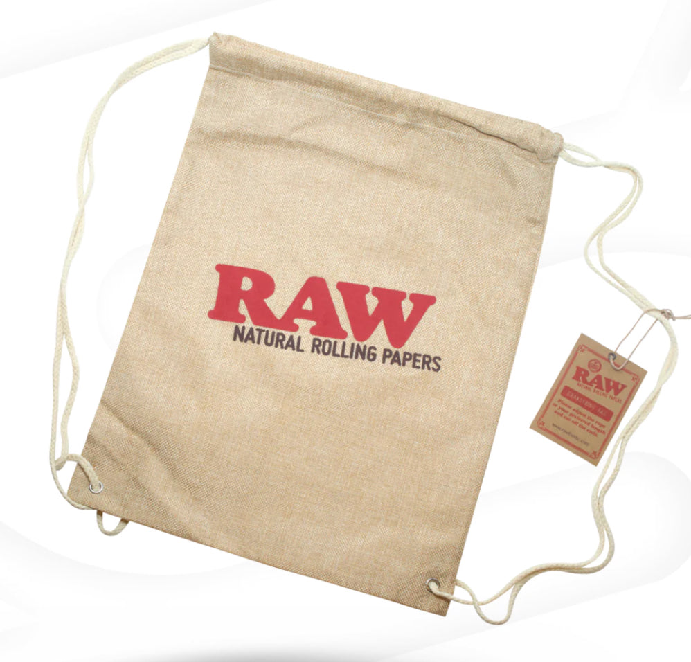 RAW DRAWSTRING BAG - Smoke N’ Poke