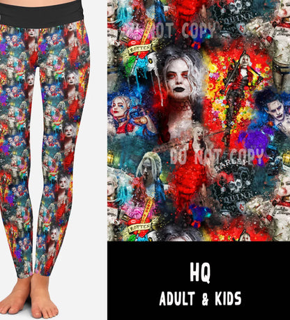 Harley Q Leggings - Galaxy Creations