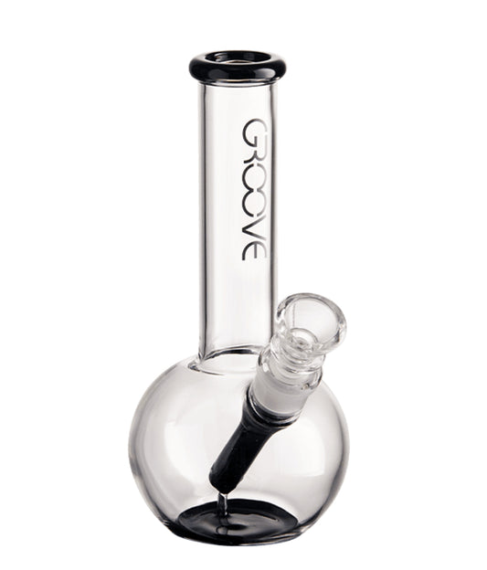 Groove Round Tube Water Pipe - Smoke N’ Poke