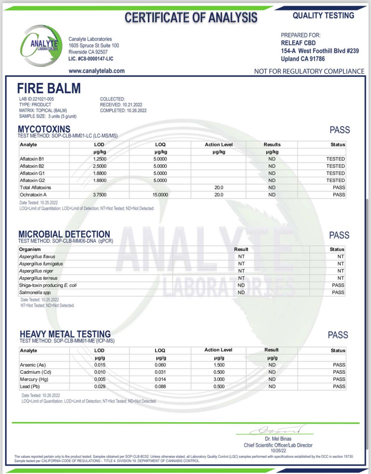 Fire Balm by Soul Jelly - CBD Pain Relief Balm