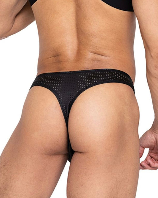 Master Thong w/Contoured Pouch Black XL