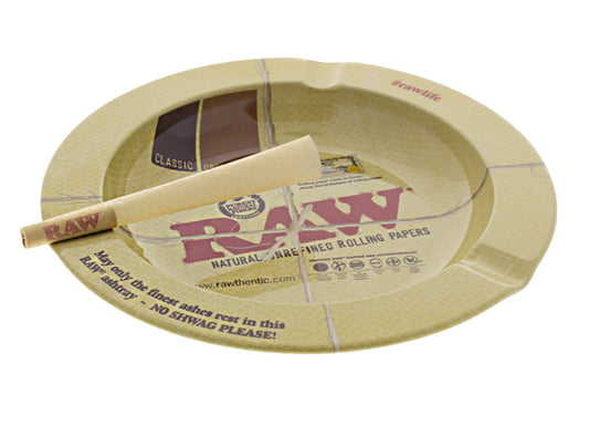 RAW Metal Ashtray - Smoke N’ Poke