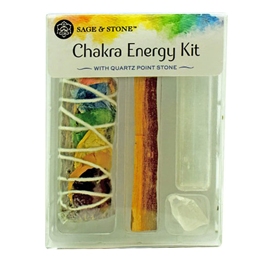 Sage & Stone Chakra Energy Kit - Smoke N’ Poke