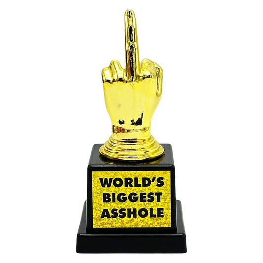 World's Biggest Asshole Trophy - 4.7" - Smoke N’ Poke