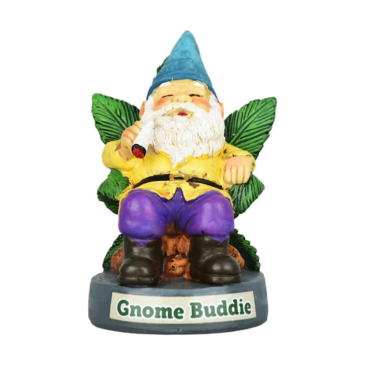 Gnome Buddy Resin Figurine - 4.5" - Smoke N’ Poke