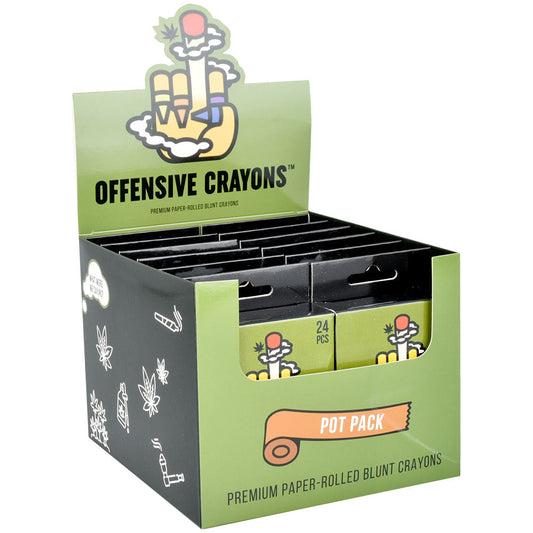 12PC BOX - Offensive Crayons - Pot Pack - Smoke N’ Poke