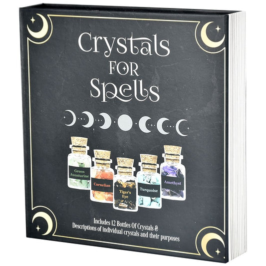 12PC SET - Cristales para hechizos Libro falso