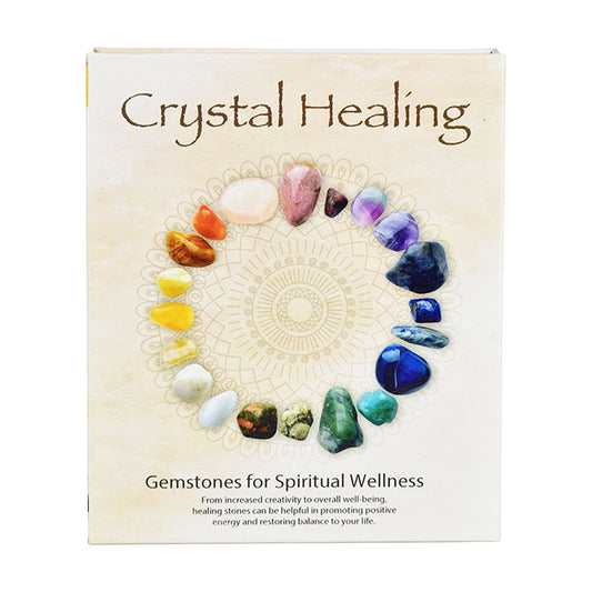 Crystal Healing Gemstones for Spiritual Wellness Kit - 12pc