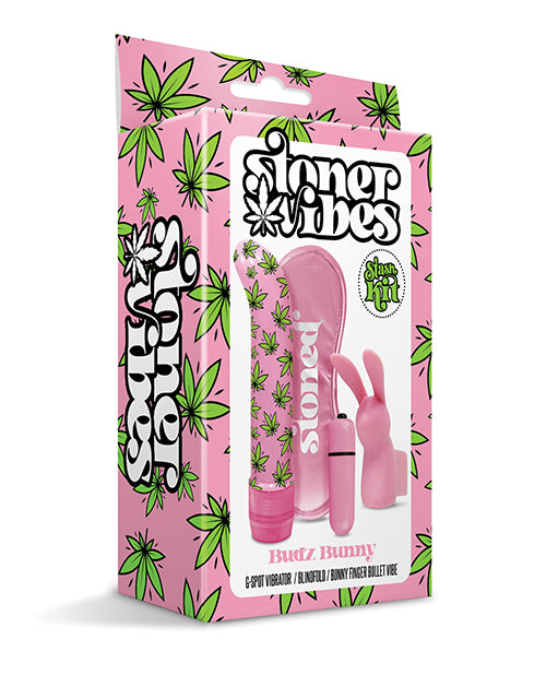 Kit de almacenamiento Stoner Vibes Budz Bunny - Rosa