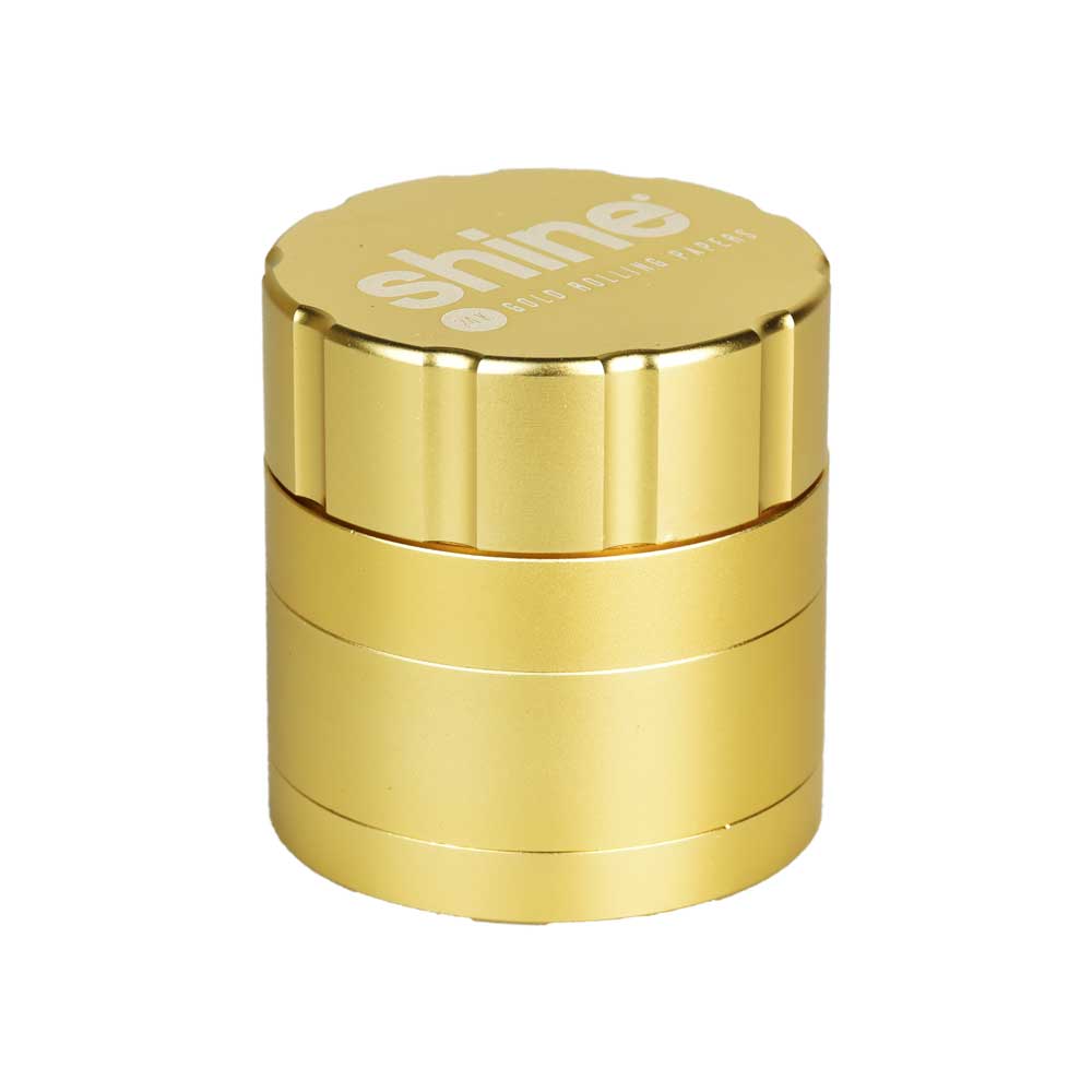 Shine Gold Herb Grinder - Smoke N’ Poke