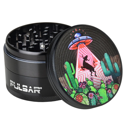 Pulsar Artist Series Grinder | Amberly Downs Psychedelic Abduction - Smoke N’ Poke