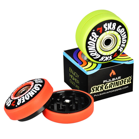 Pulsar SK8 Grinder - 3pc / 2.2" - Smoke N’ Poke