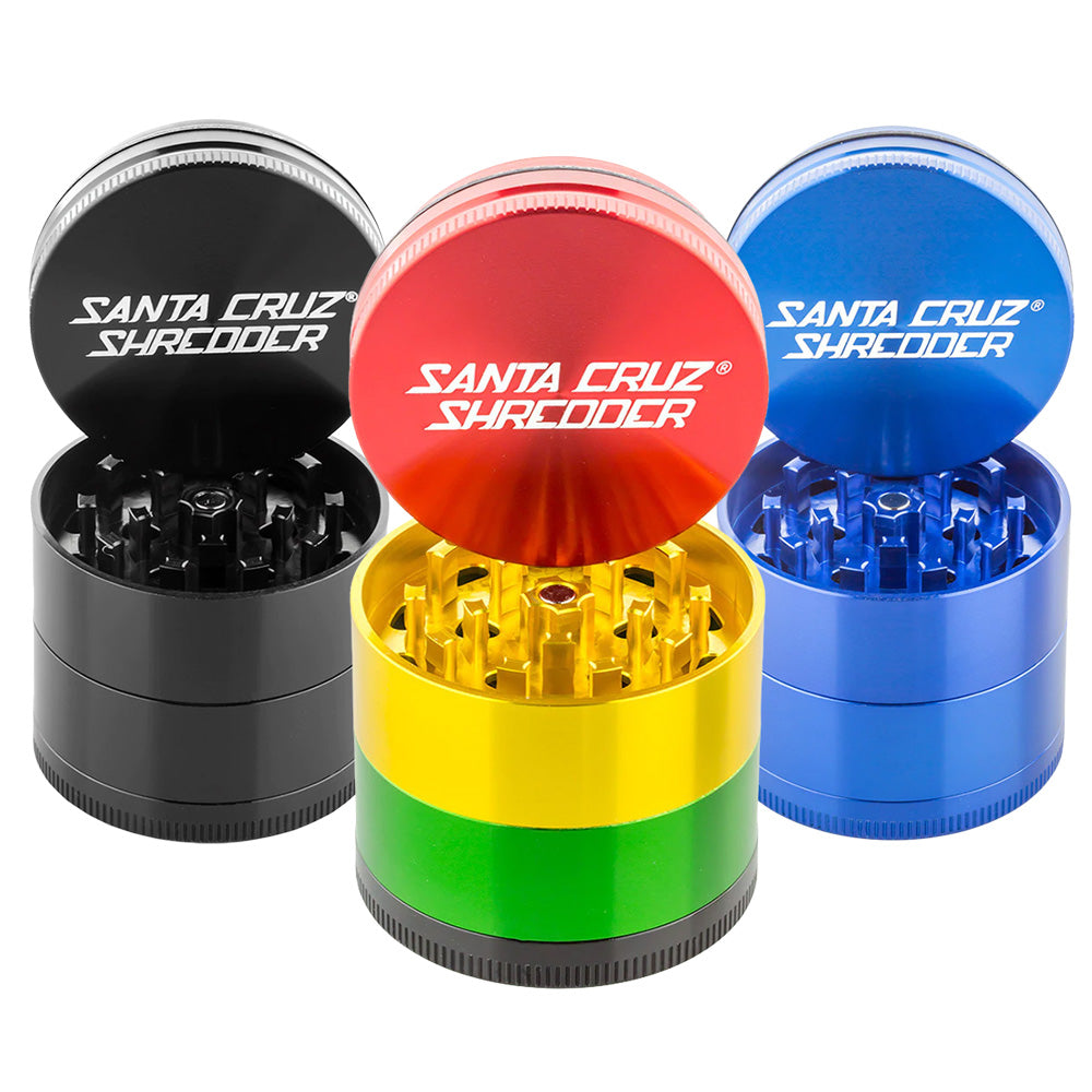 Santa Cruz Shredder Grinder - Medium 4pc / 2.12" - Smoke N’ Poke