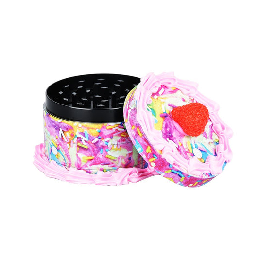 Birthday Cake Grinder | 4pc | 2.5"