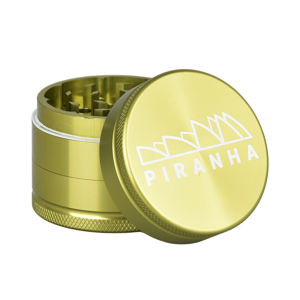 Piranha Grind-and-Store Aluminum Grinder | 3pc | 2"