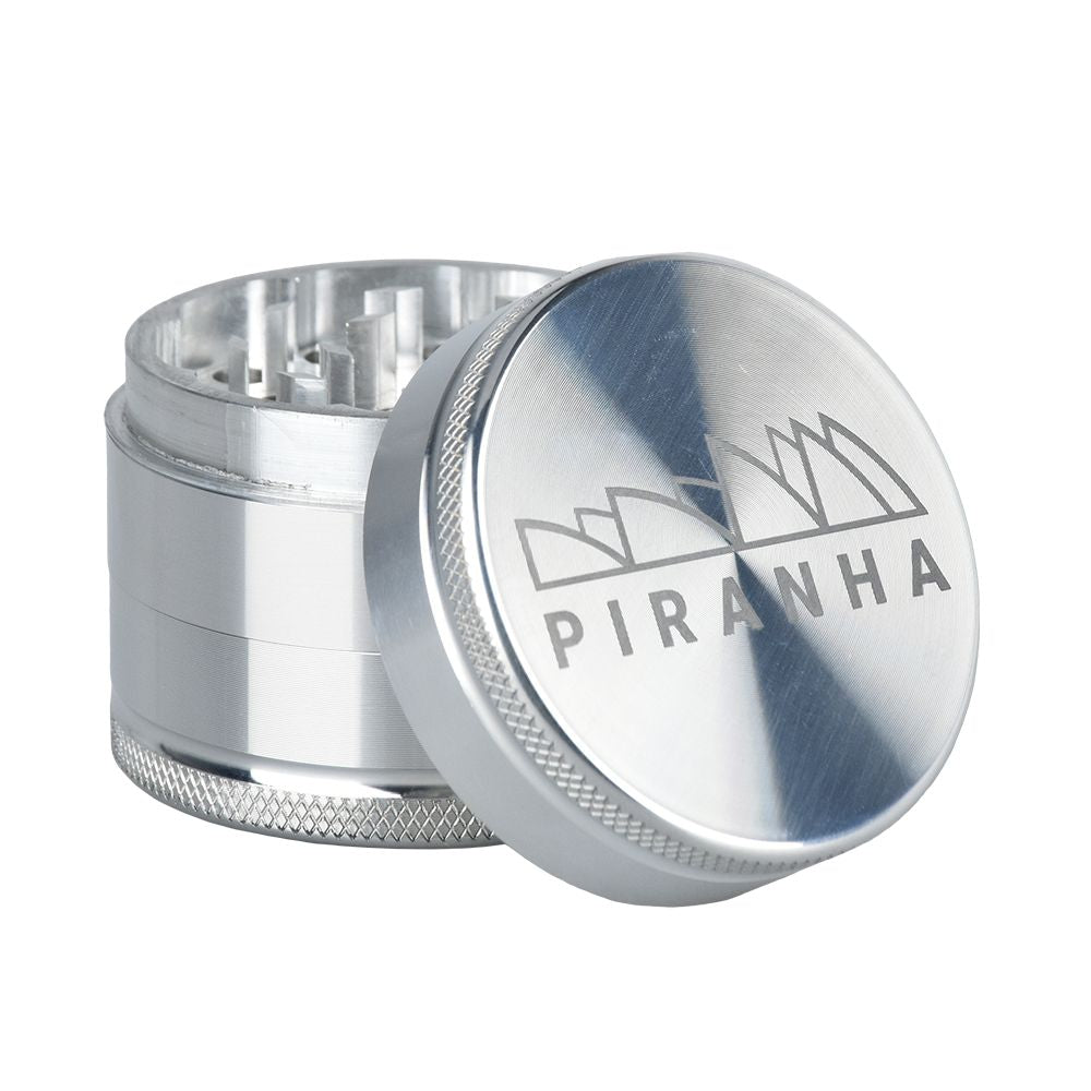 Piranha Grind-and-Store Aluminum Grinder | 3pc | 2"