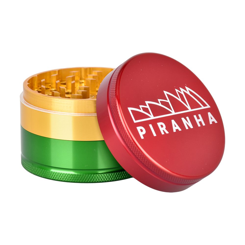 Piranha Grind-and-Store Aluminum Grinder | 3pc | 2.5"