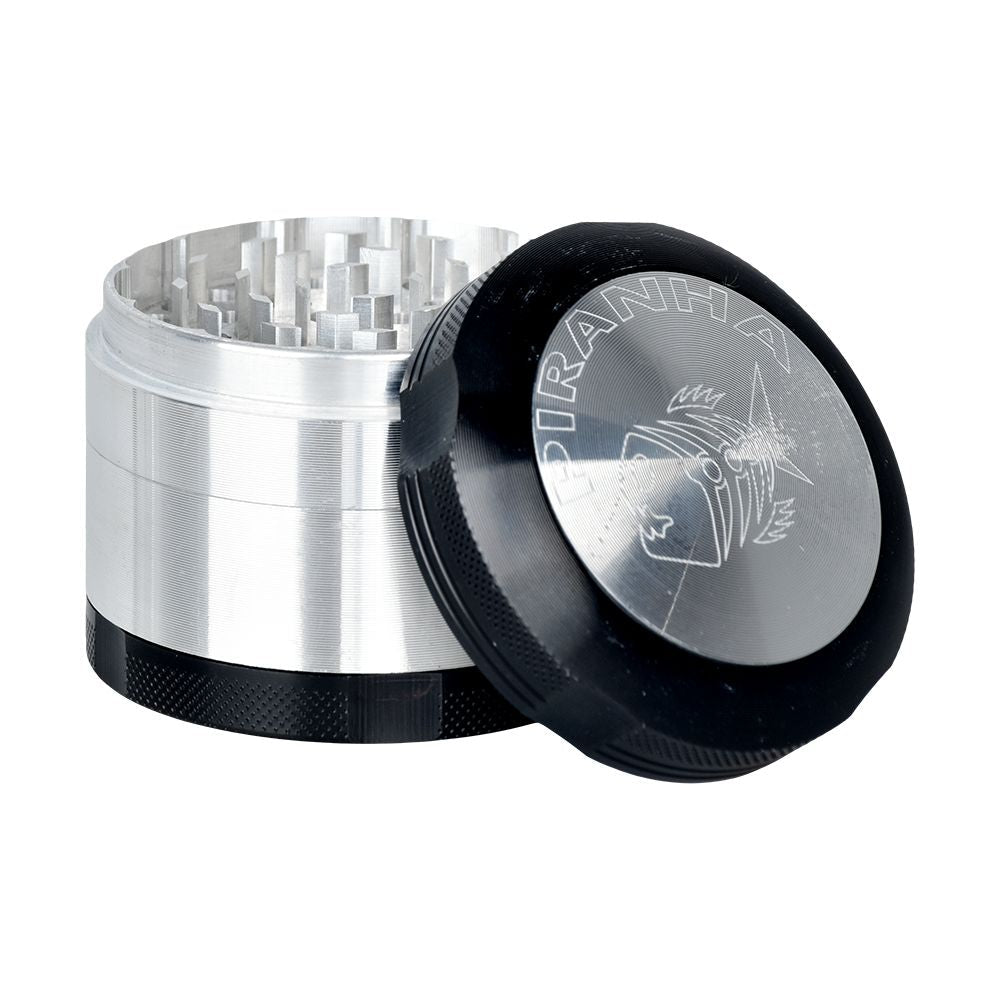 Piranha RETRO Aluminum Grinder | 4pc | 2.5"