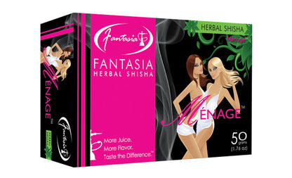 10PK DISP - 50g Fantasia Herbal Shisha - Smoke N’ Poke