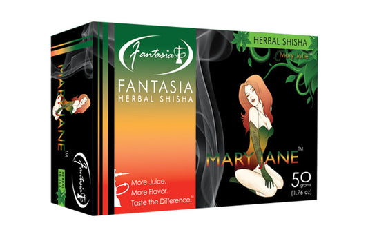 10PK DISP - 50g Fantasia Herbal Shisha - Smoke N’ Poke