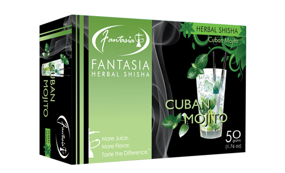 10PK DISP - 50g Fantasia Herbal Shisha - Smoke N’ Poke