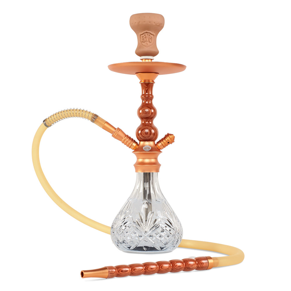 BYO Bella Wood Hookah w/ Click Technology - 18" - Smoke N’ Poke