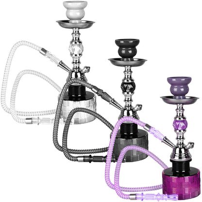 Premium Ripple Hookah | 13" | Colors Vary