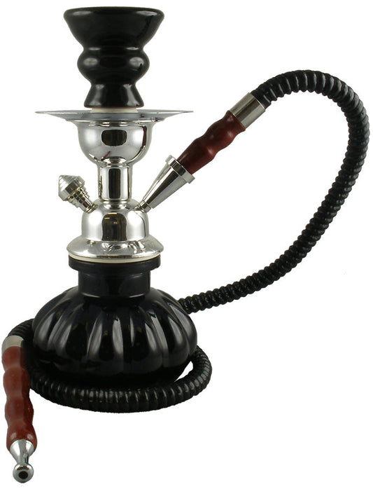 Pumpkin Style 1-Hose Hookah - 9" / Colors Vary - Smoke N’ Poke