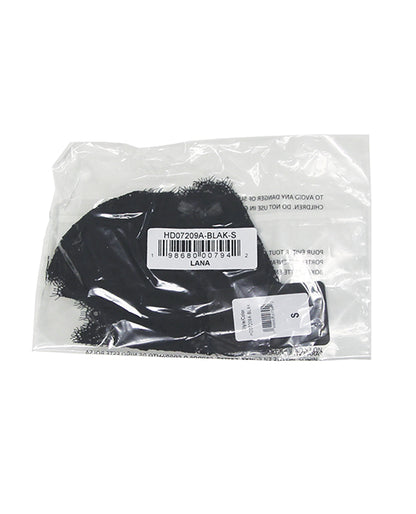 Lana Sheer Lace V-Thong - Black SM