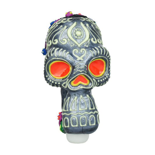 Pulsar Voodoo Skull Spoon Pipe - 5.5" - Smoke N’ Poke