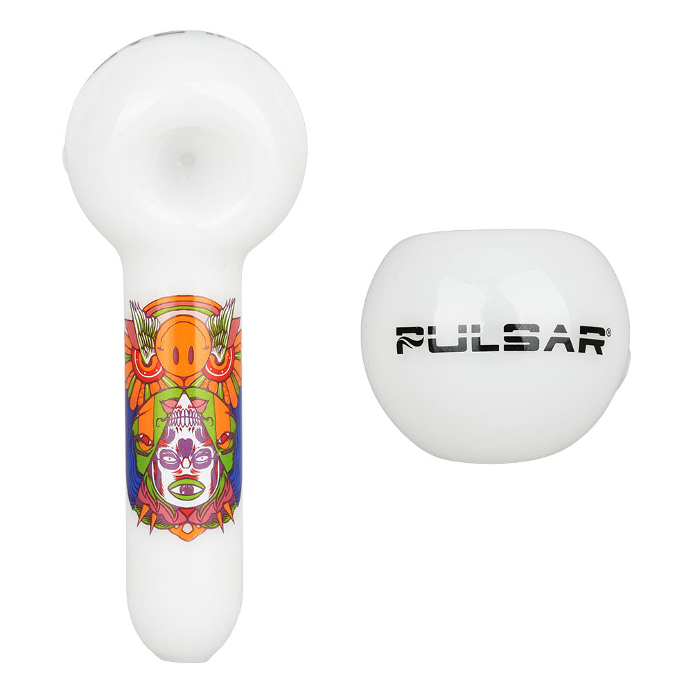 Pulsar Artist Series Spoon Pipe - Trippin / 5" - Smoke N’ Poke