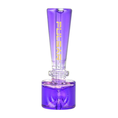 Pulsar Stacked Geometric Glycerin Hand Pipe | 4.25" - Smoke N’ Poke