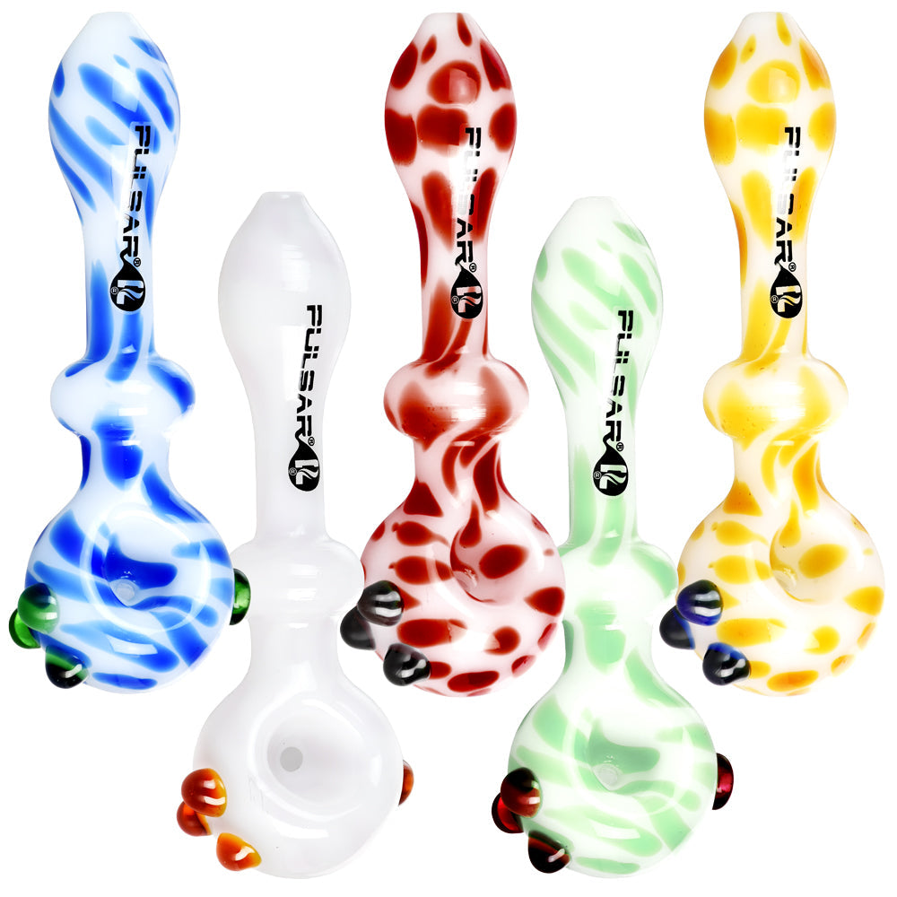 Pulsar Creme Color Swirl Hand Pipe - 5" / Colors Vary - Smoke N’ Poke